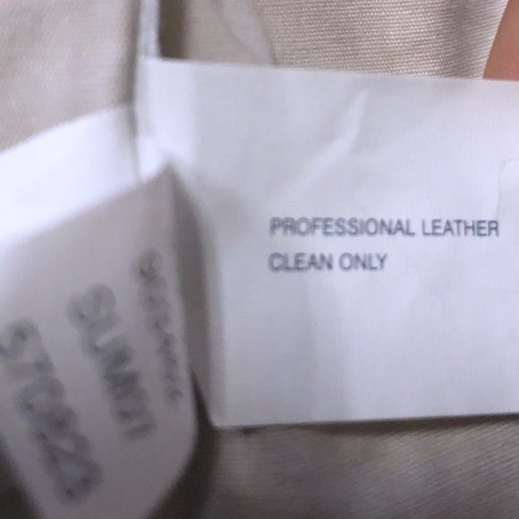 Biege Jacket 100% Leather - Picture 8 of 8